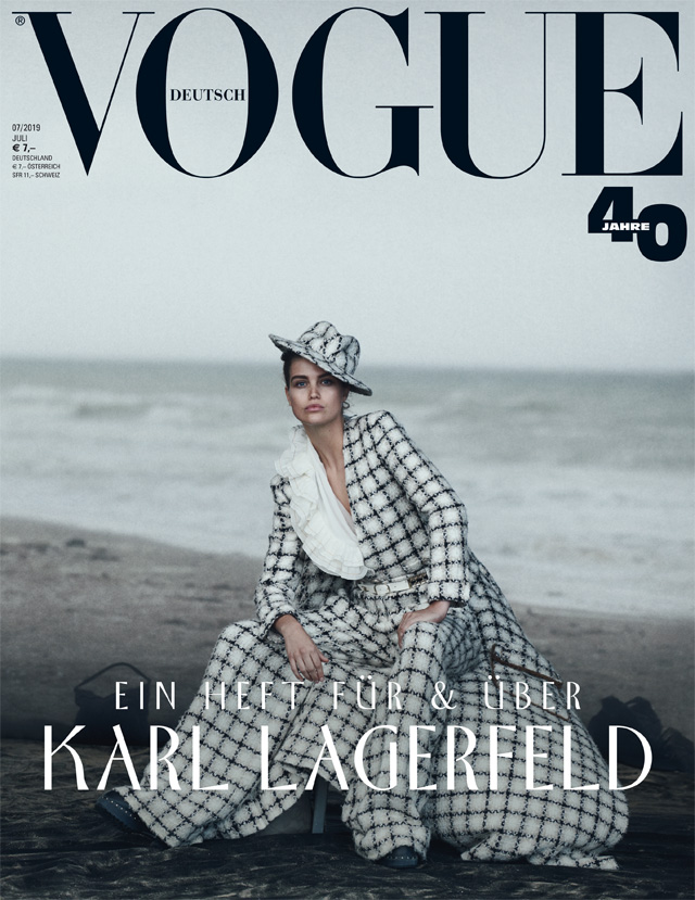 Vogue Germany July 2019 - Peter Lindbergh - Birgit Kos, Vittoria Ceretti & Luna Bijl
