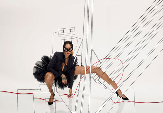 Jean-Paul Goude - Rihanna - Vogue Paris December 2017