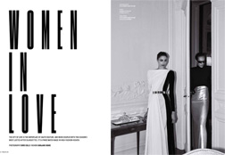V Magazine 116 Woomen in love - Chris Colls - Alexandra Agosten & Othilia Simon