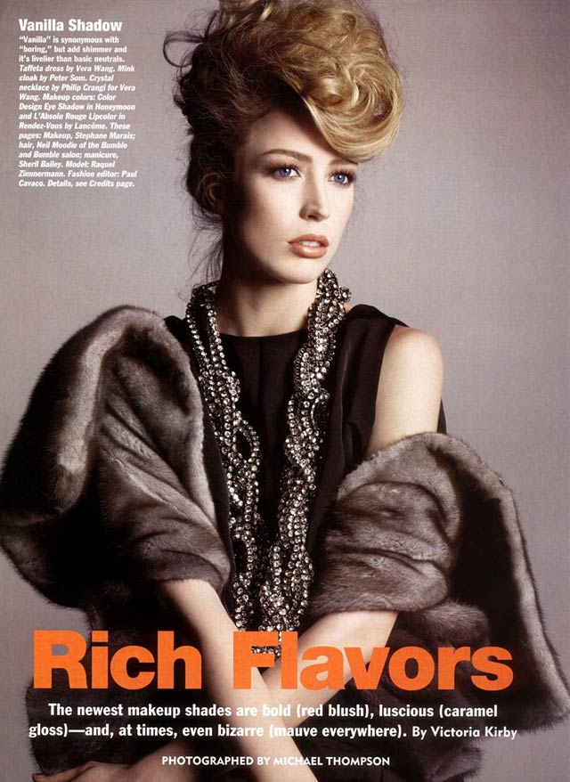 Allure Magazine - Michael Thompson - Raquel Zimmermann