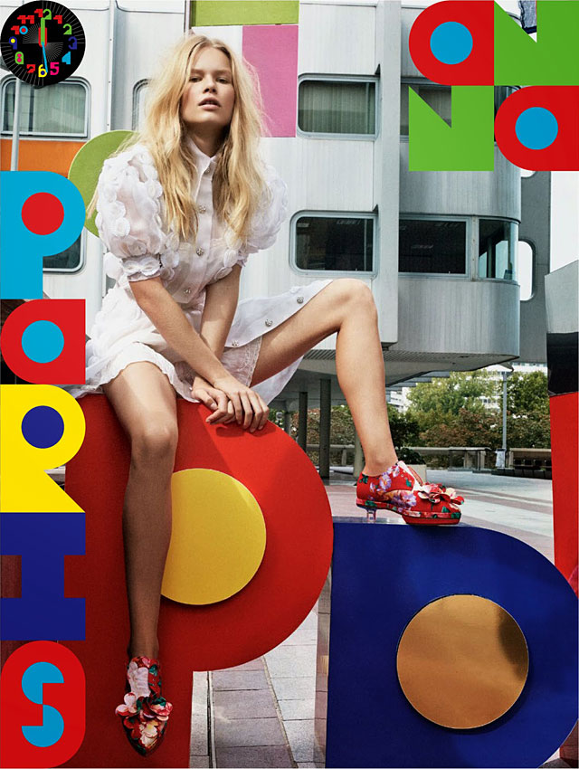W magazine - Craig McDean - Anna Ewers
