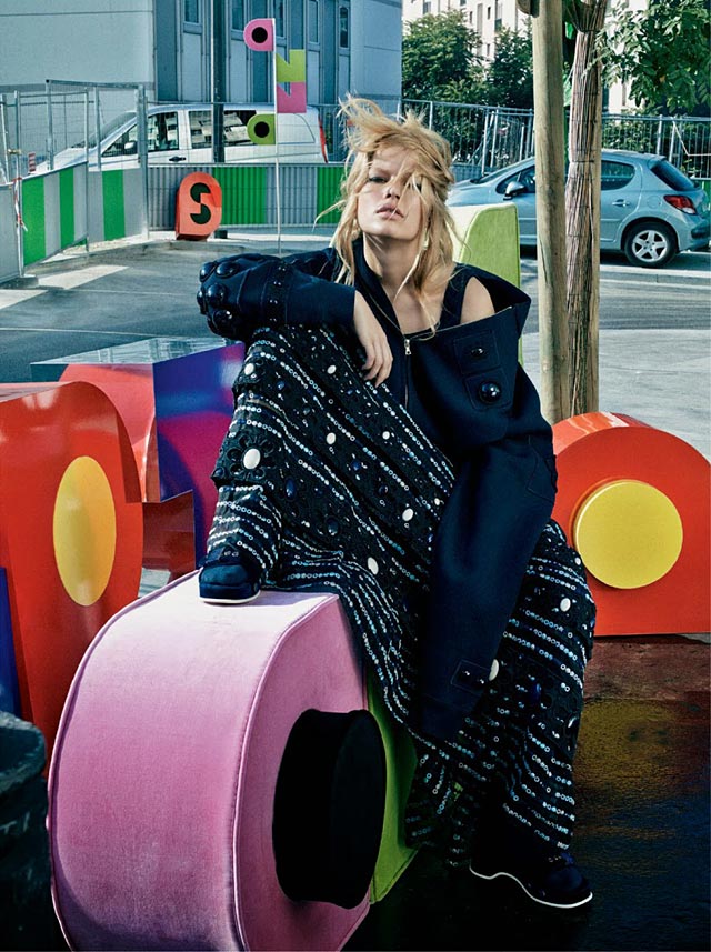 W magazine - Craig McDean - Anna Ewers