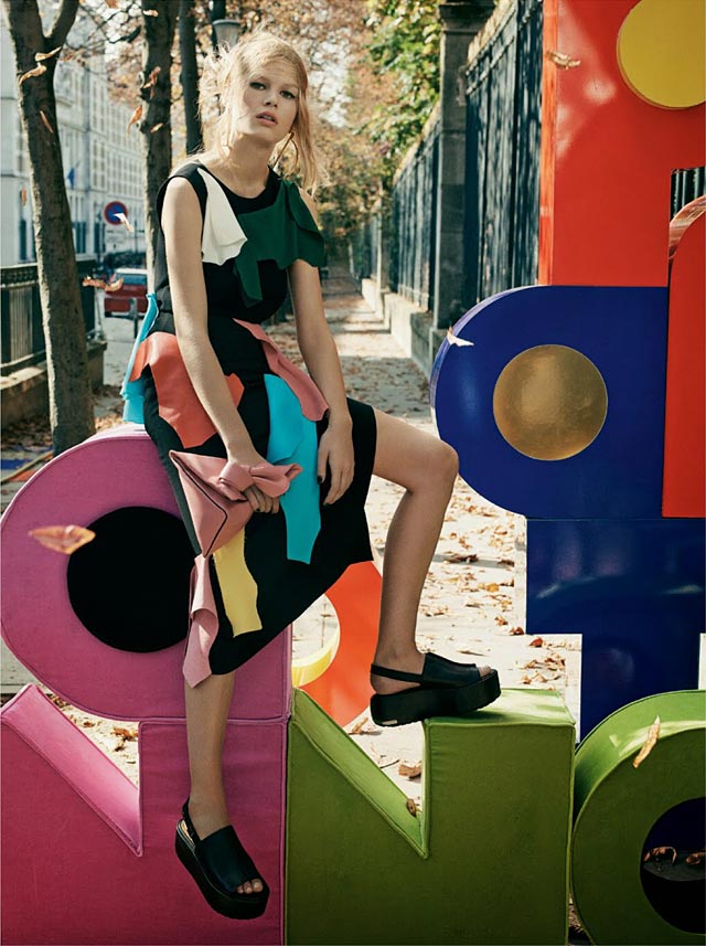 W magazine - Craig McDean - Anna Ewers