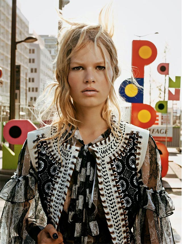 W magazine - Craig McDean - Anna Ewers