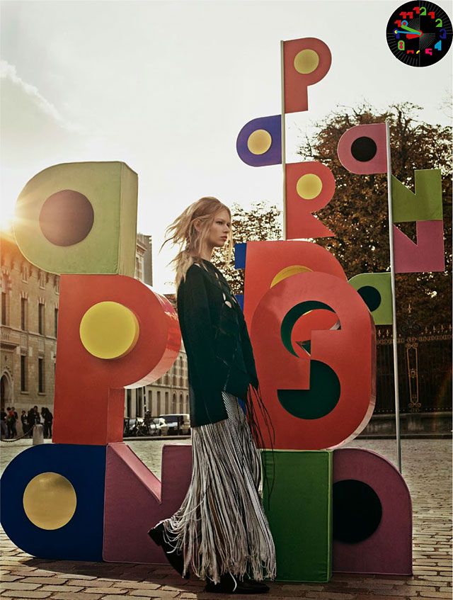 W magazine - Craig McDean - Anna Ewers