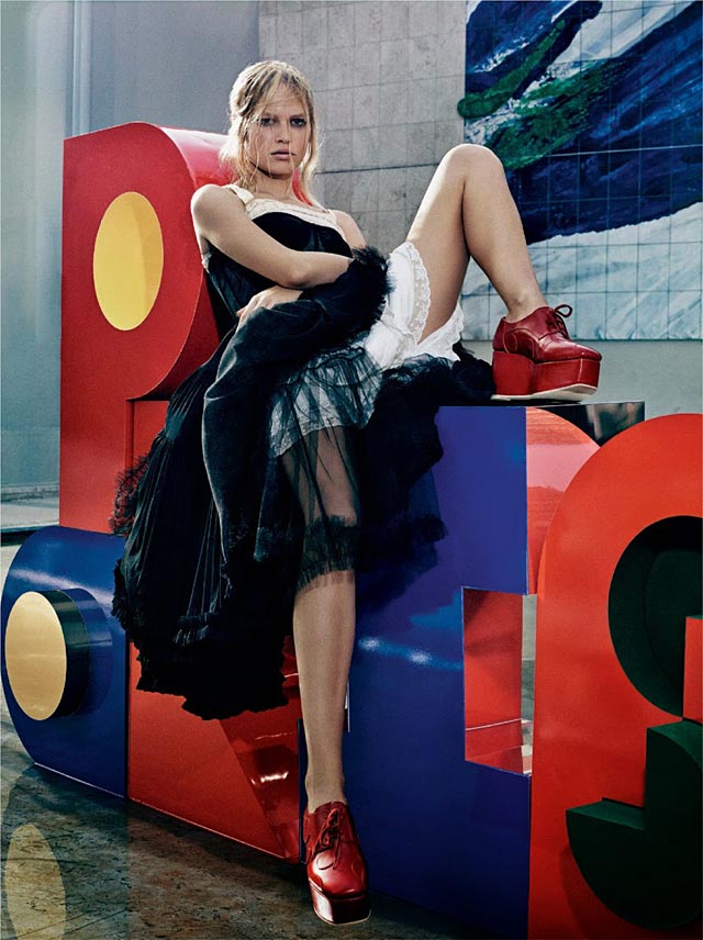 W magazine - Craig McDean - Anna Ewers