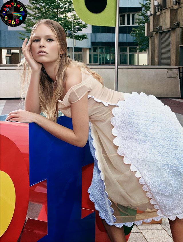 W magazine - Craig McDean - Anna Ewers