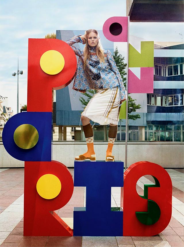 W magazine - Craig McDean - Anna Ewers