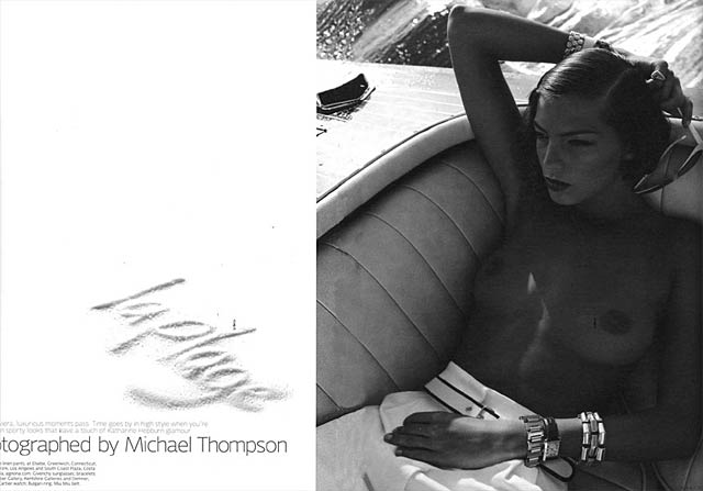 W Magazine - Michael Thompson - Daria Werbowy
