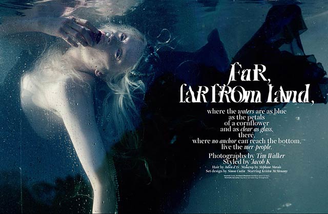 W Magazine - Tim Walker- Kristen McMenamy