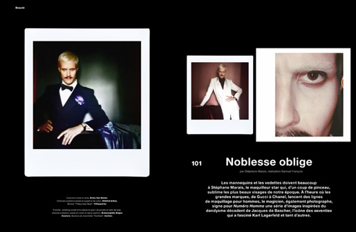 Numéro Hommes 38 Fall - Winter 2019-2020 - Stéphane Marais - Samuel François - James Spencer